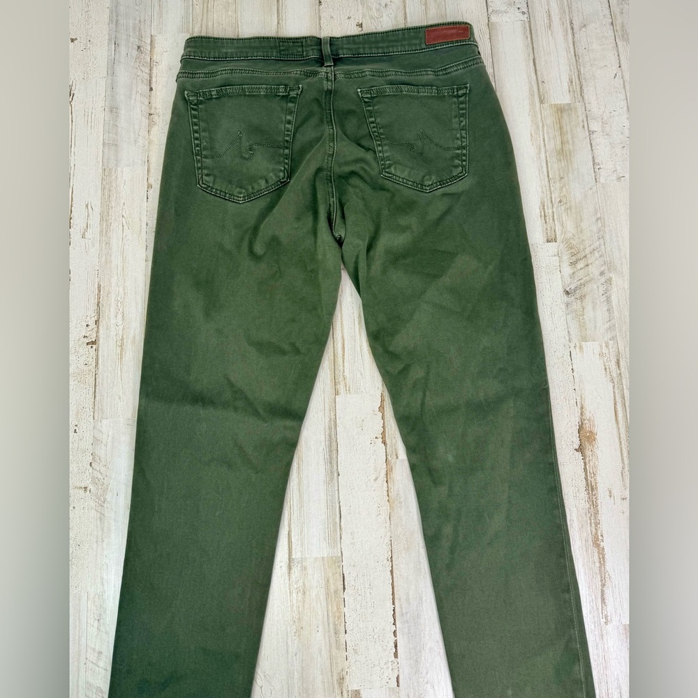 AG Adriano Goldschmied Jeans Womens 31R Green The Legging Super Skinny Fit - Picture 12 of 13